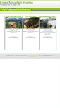 Mobile Screenshot of estesmountainhomes.com